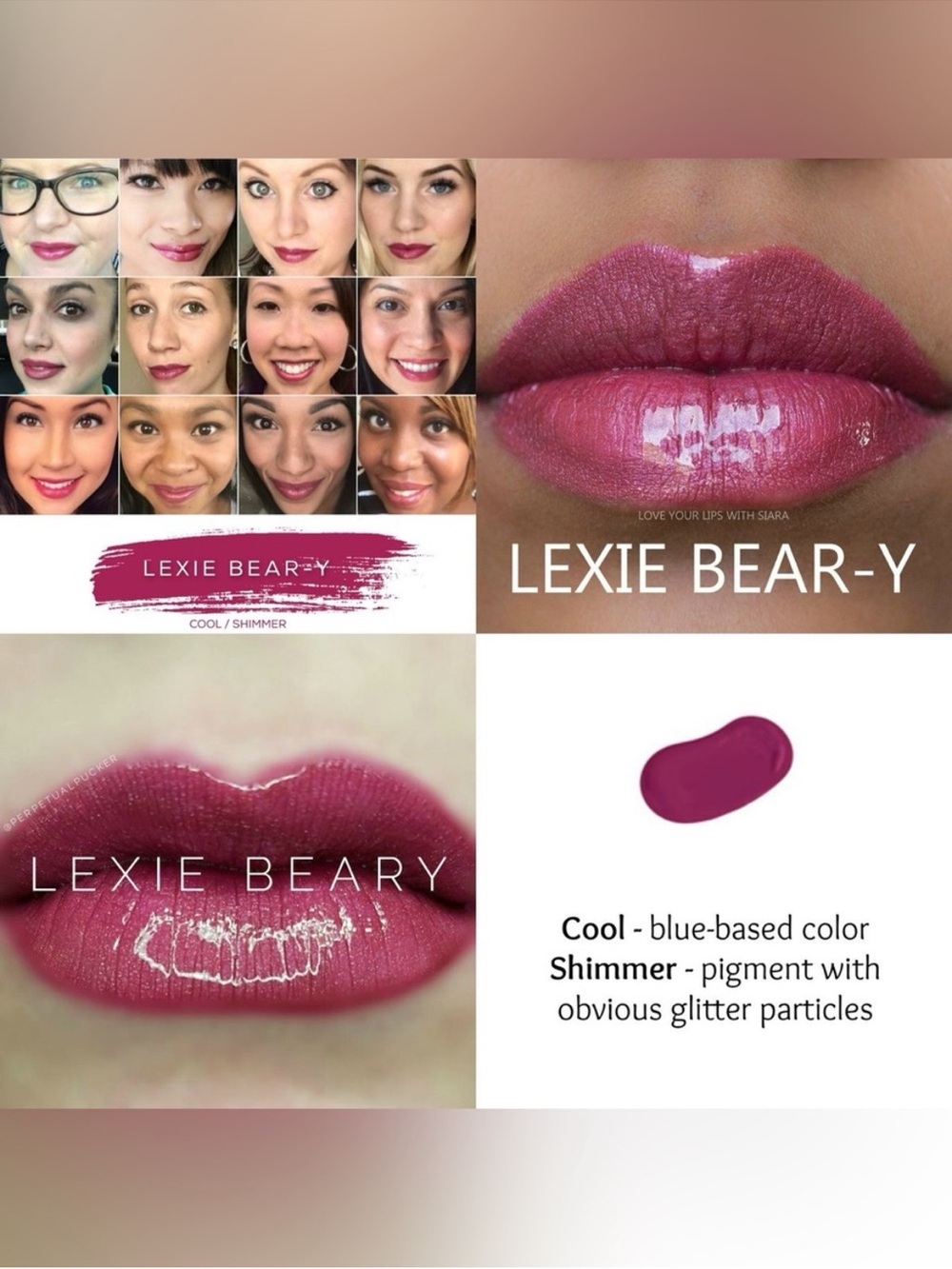 Cool Shimmer Lipstick - Pink Plum